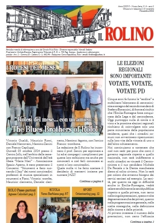 Il ROLINO e' in edicola ogni mese ! Abbonati per non perdere nemmeno un numero - PdRolo.it